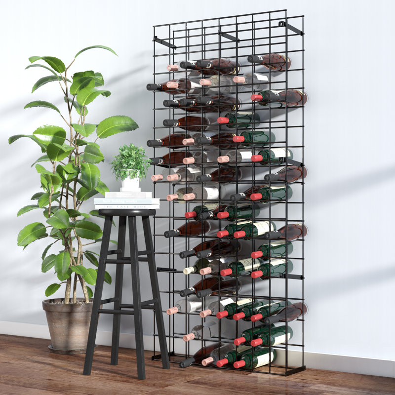 Rebrilliant Tie Grid 144 Bottle Floor Wine Rack & Reviews Wayfair